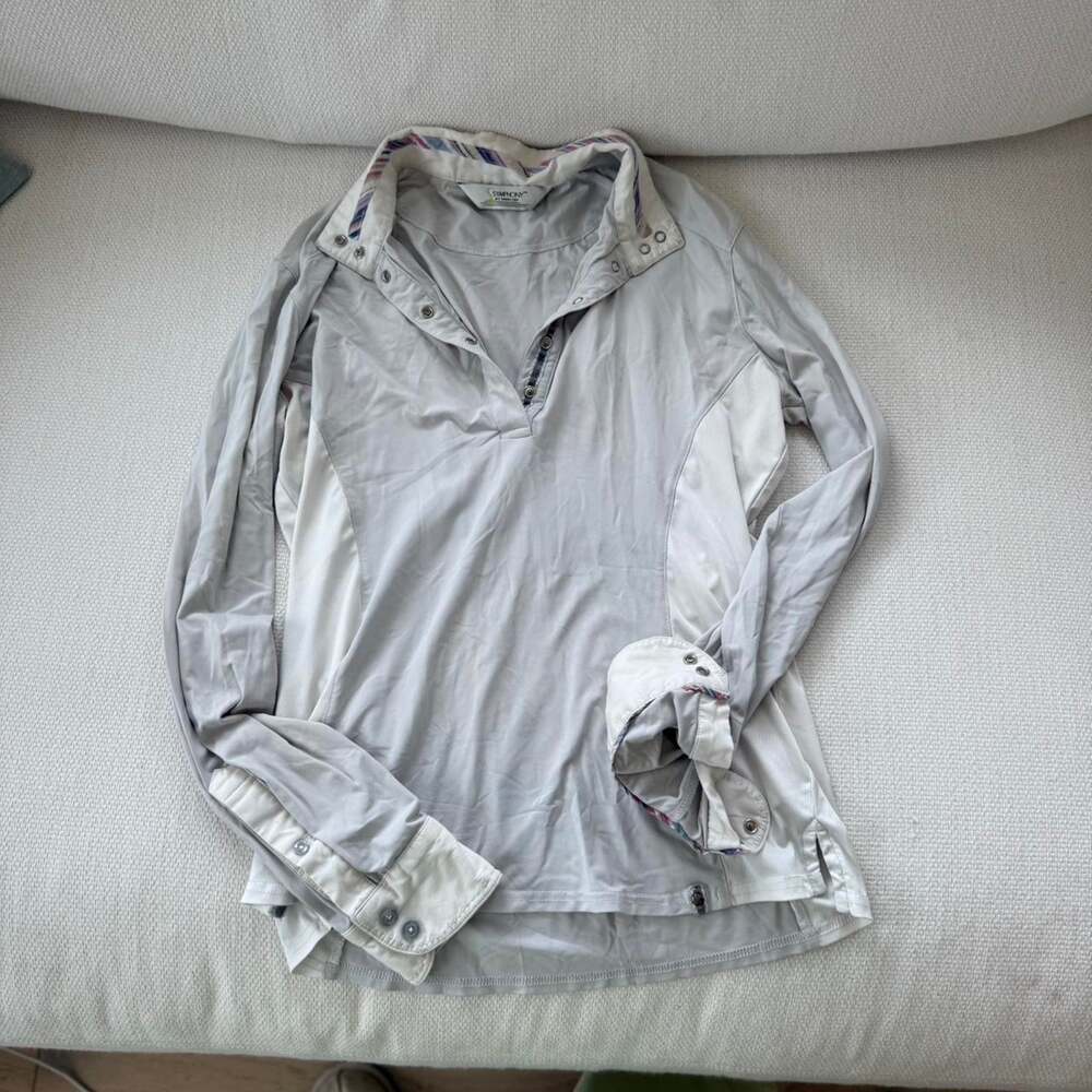 Tredstep white long sleeve show shirt